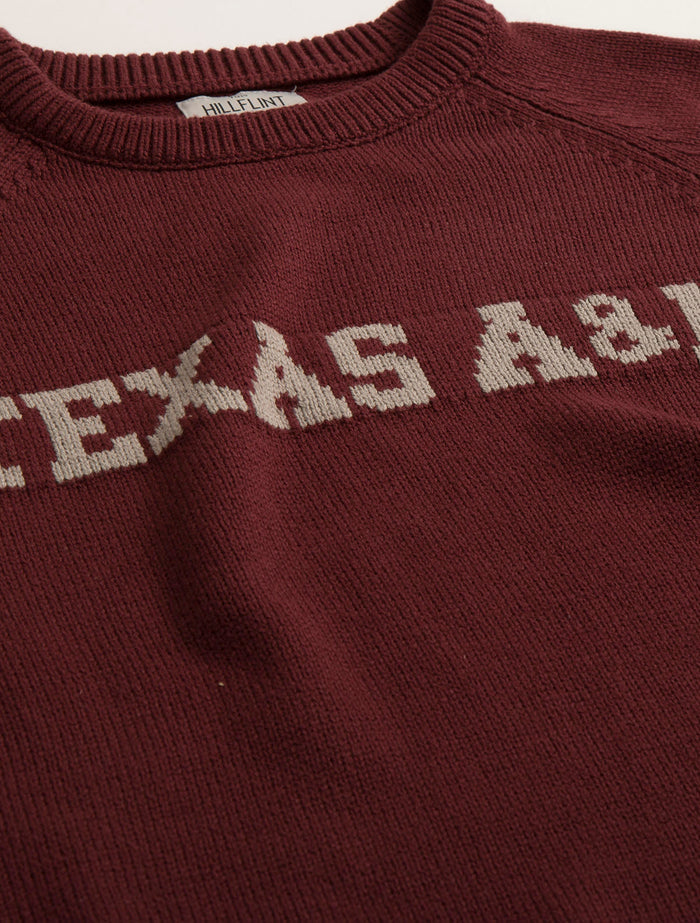 Cotton Texas A&M School Sweater