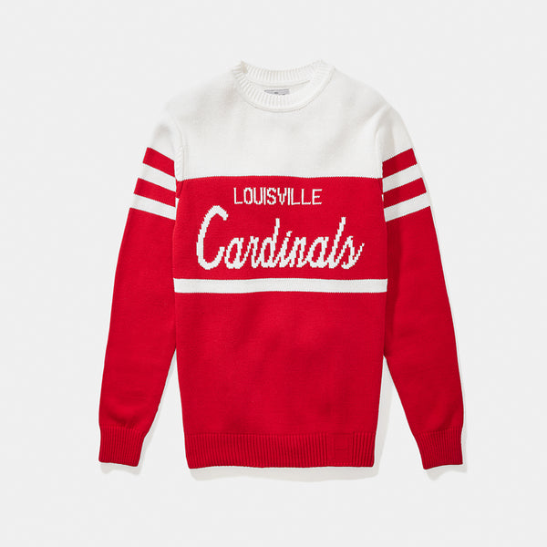 Louisville Crewneck Sweatshirt, Red