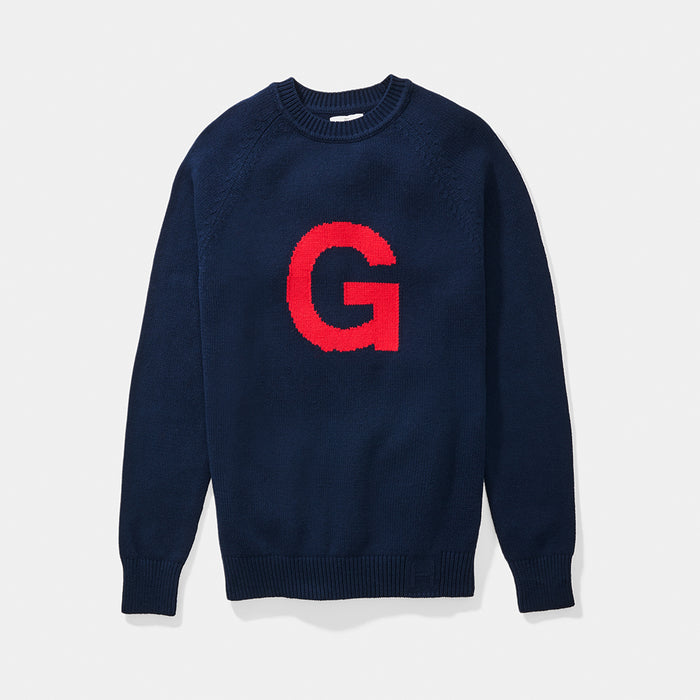 Gonzaga Vintage Letter Sweater