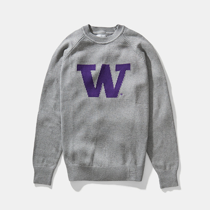 Washington Letter Sweater (Gray)