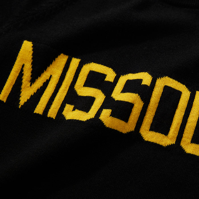 Merino Missouri School Sweater (Black)