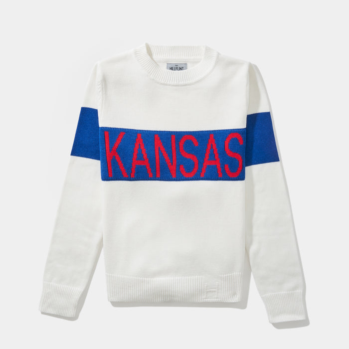 Women's Kansas Retro Stripe Sweater