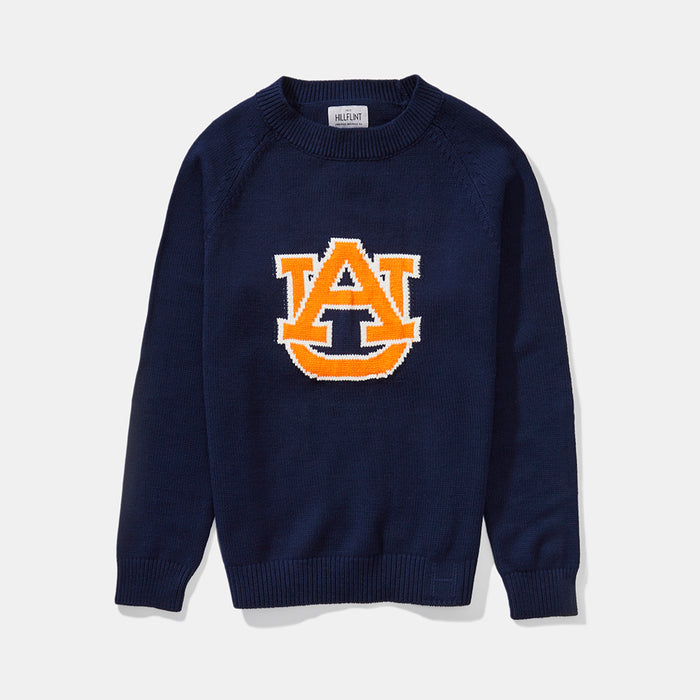 Merino Auburn Letter Sweater