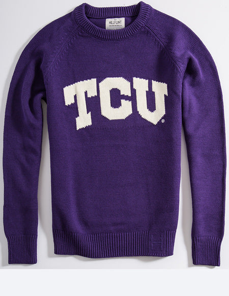 TCU Letter Sweater