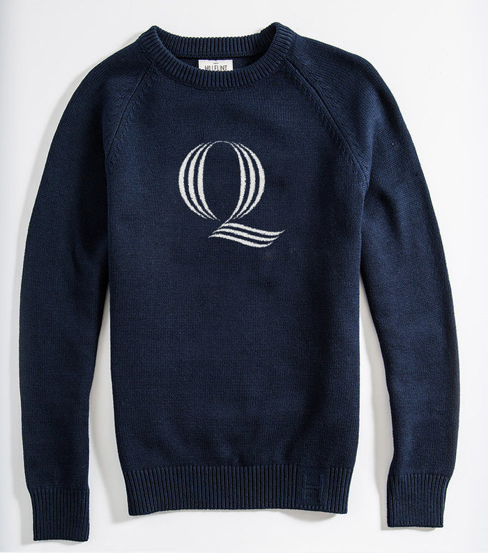 Quinnipiac Letter Sweater