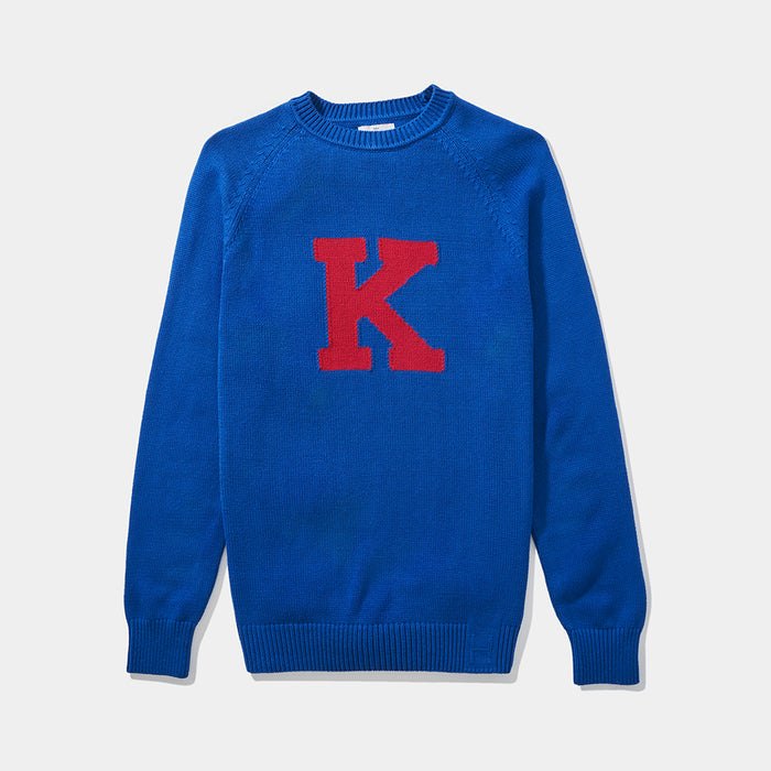 Kansas Vintage Letter Sweater