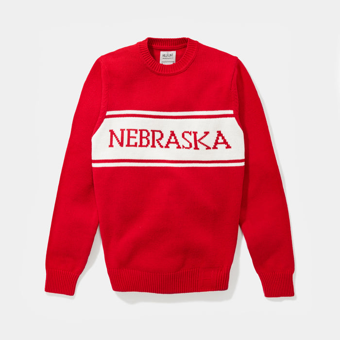 Nebraska Varsity Stripe Sweater