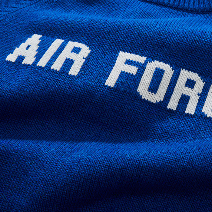 Cotton Air Force School Sweater