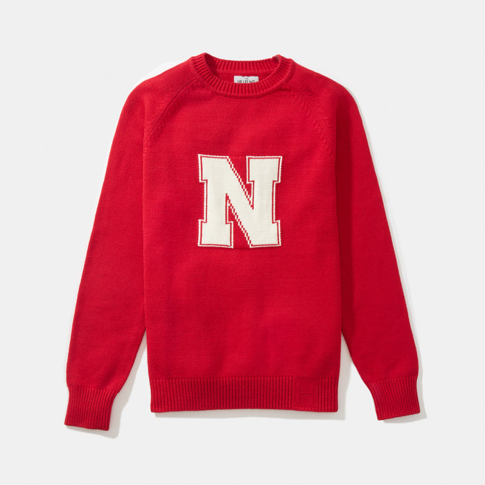 Nebraska Vintage Letter Sweater