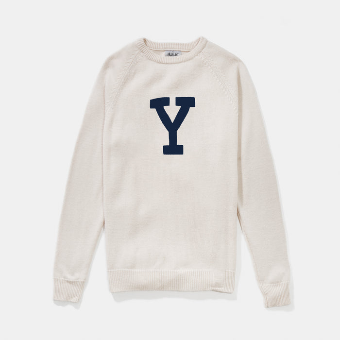Yale Letter Sweater (Creme)