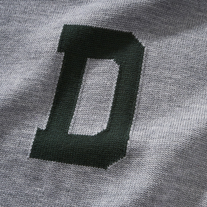 Merino Dartmouth Letter Sweater (Gray)