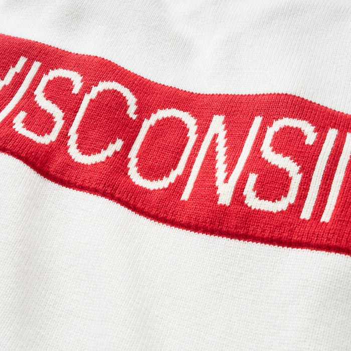 Women's Wisconsin Retro Stripe Sweater