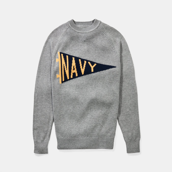 Navy Pennant Sweater