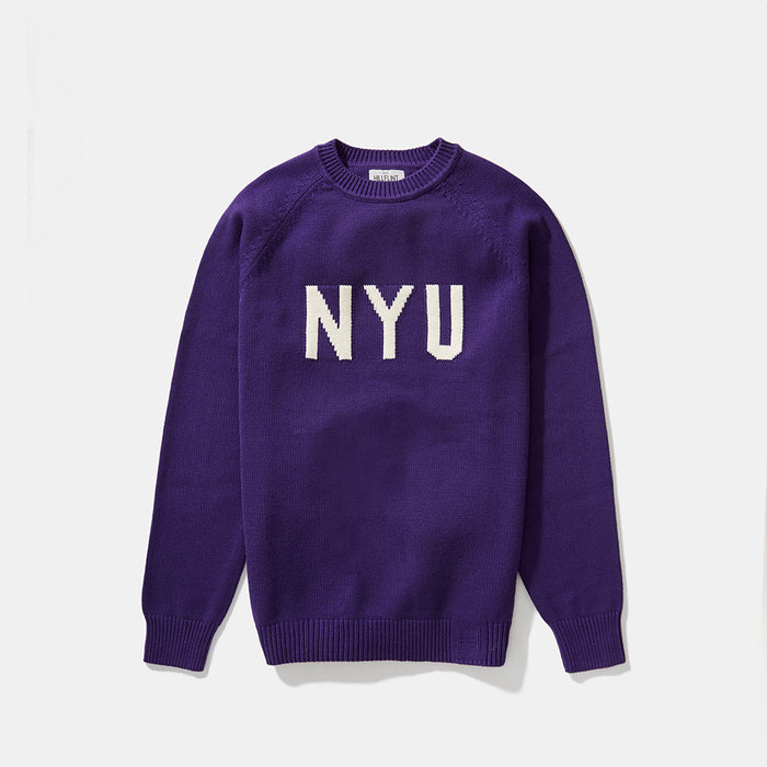 NYU Letter Sweater (Purple)