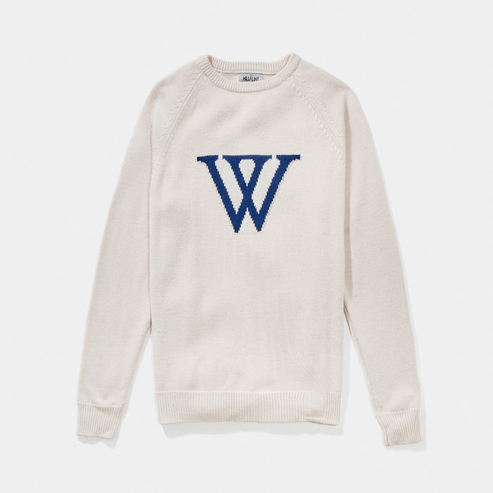 Merino Wellesley Letter Sweater